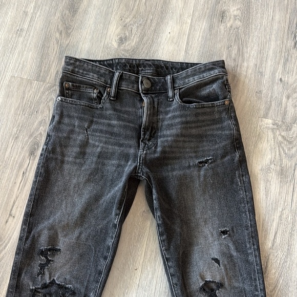 American Eagle Outfitters Black denim slim jeans size 28 - Picture 4 of 11